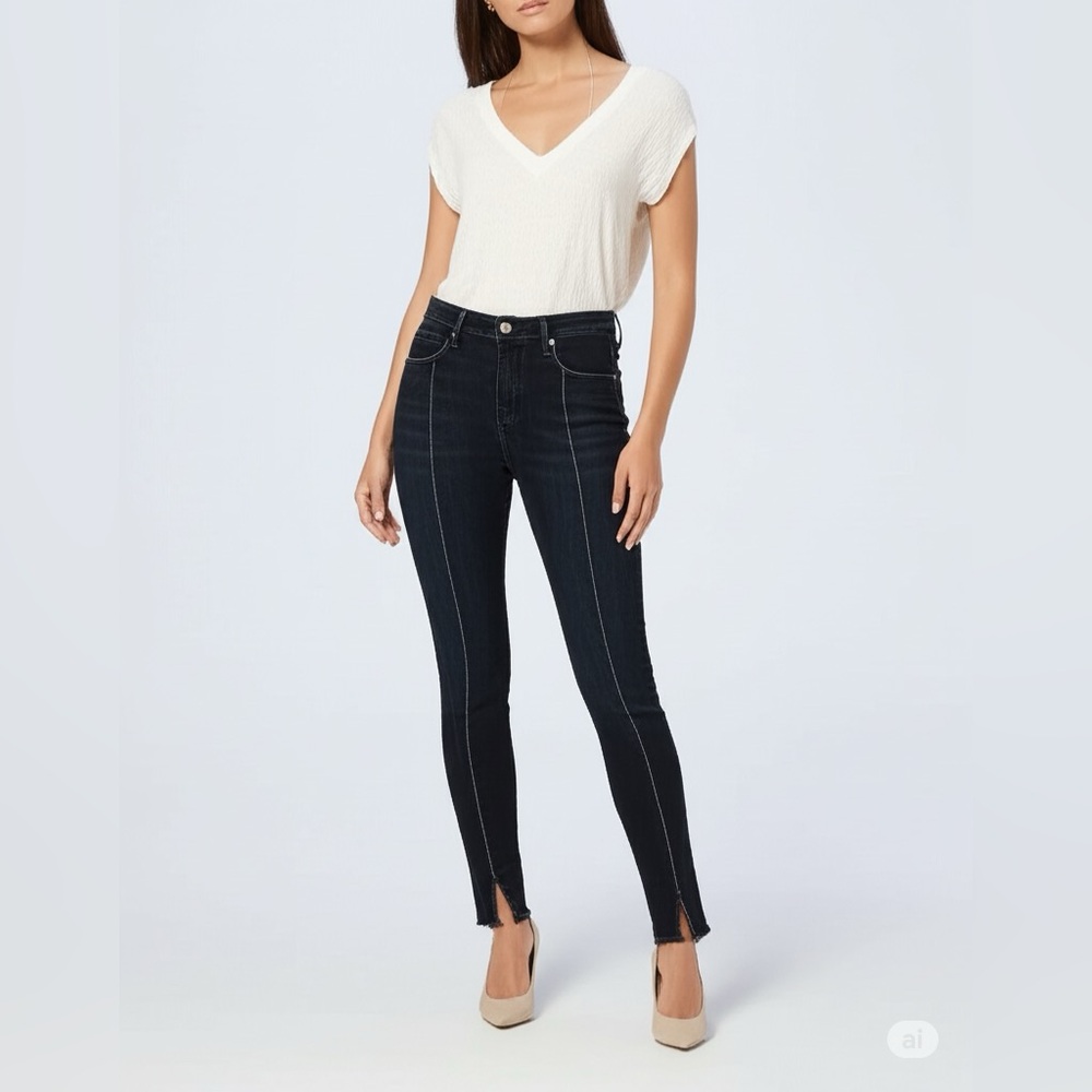 Abercrombie & Fitch Simone High Rise Super Skinny Medium Wash Jeans…